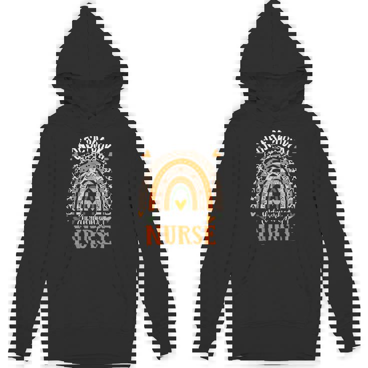 One Spooky Endocrinology Nurse Rainbow Halloween Nurse Unisex Hoodie