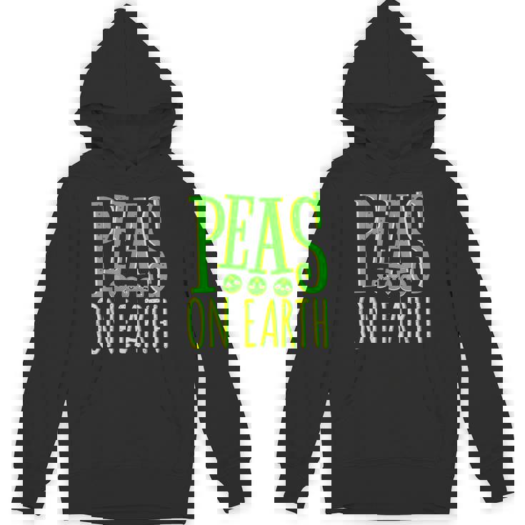 Peas On Earth Pea Lover Pun International Day Of Peace Unisex Hoodie