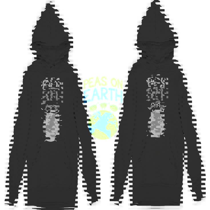 Peas On Earth Peace Quotes Sarcasm Memes Pun Unisex Hoodie