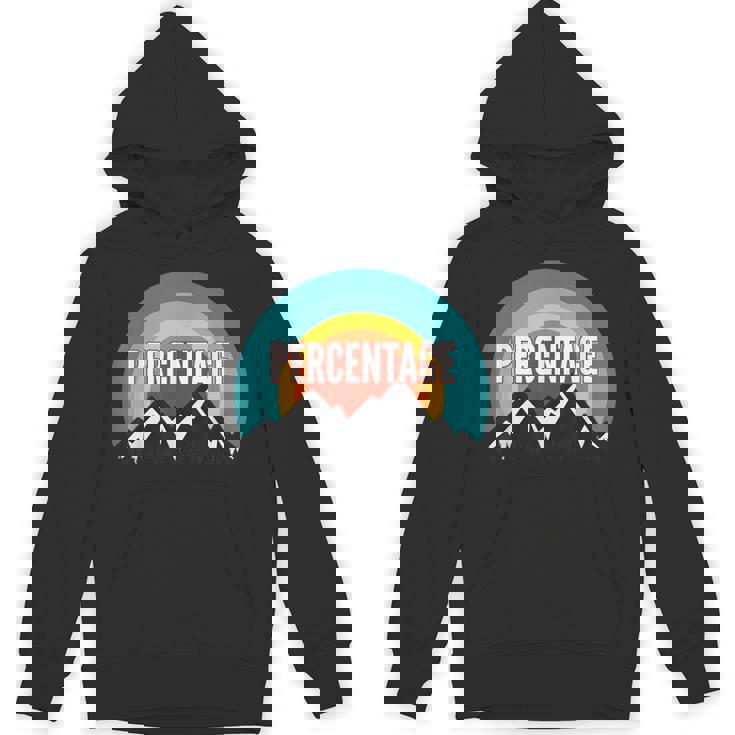 Percentage Vintage Retro Sunset Unisex Hoodie