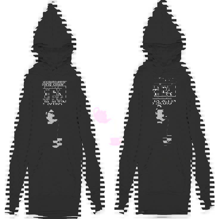 Pink Teapot And Cup TEA Chemistry Solution Unisex Hoodie