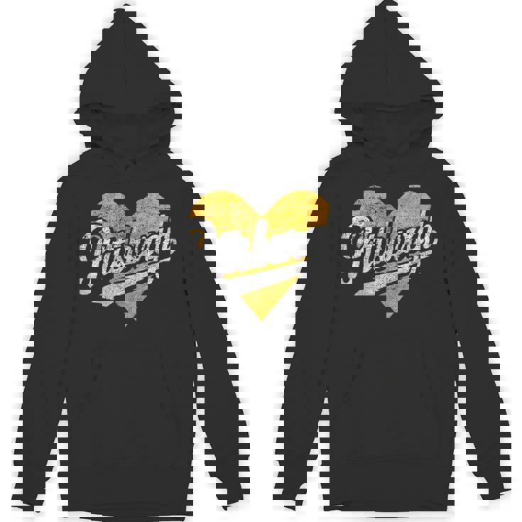 Pittsburgh Heart Sl City Love Pennsylvania Yinzer Hoodie