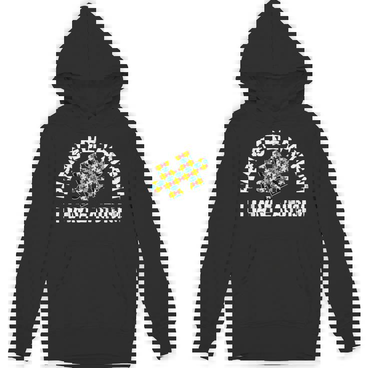 Please Be Patient I Have Autism Puzzle Piece Kid Child Unisex Hoodie
