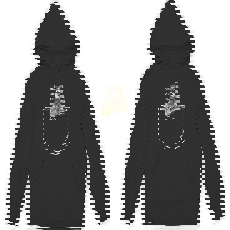 Pocket Raccoon Hoodie | Playful Unisex Raccoon Pocket Design