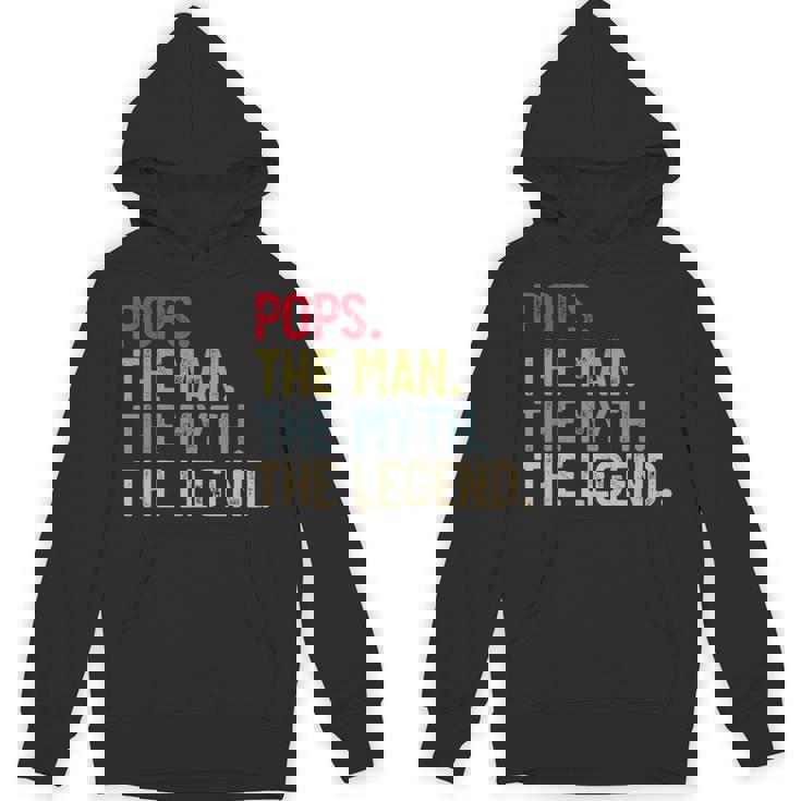 Pops The Man The Myth The Legend Father's Day For Grandpa Hoodie