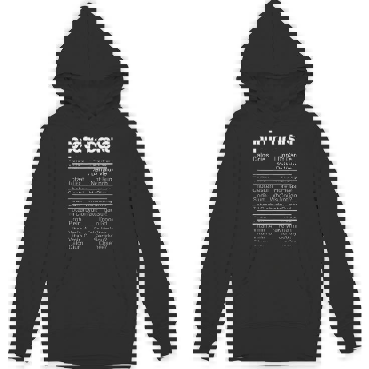 Pot Roast Nutrition Facts Meat Lover Nutrition Facts Unisex Hoodie