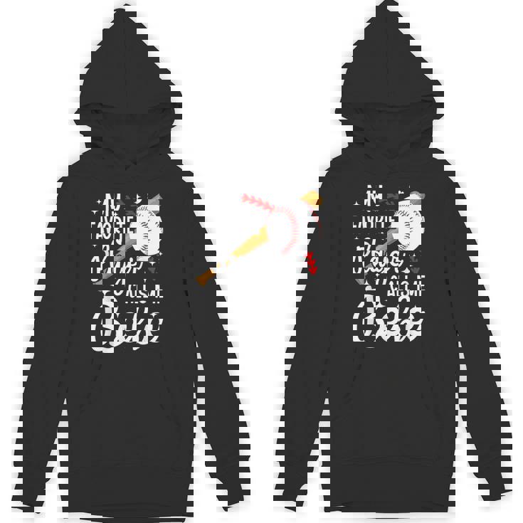 Proud Baseball Bebe Of A Baseball Player Bebe Hoodie