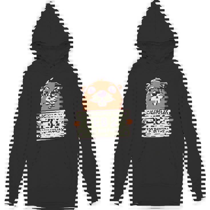 Punxsy Phil's Cute Groundhog Day February 2Nd Birthday- Hoodie