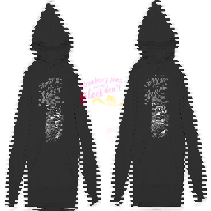 Raccoon Unisex Hoodie - Fun Strawberry Jams Inspired Design