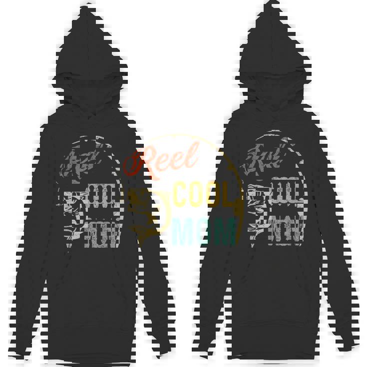 Reel Cool Mom Mama Mommy Fishing Fathers Day Vintage Tees Unisex Hoodie