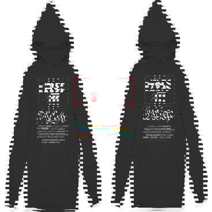 Resist Hands Off Protest Vintage We The People American Flag Hoodie