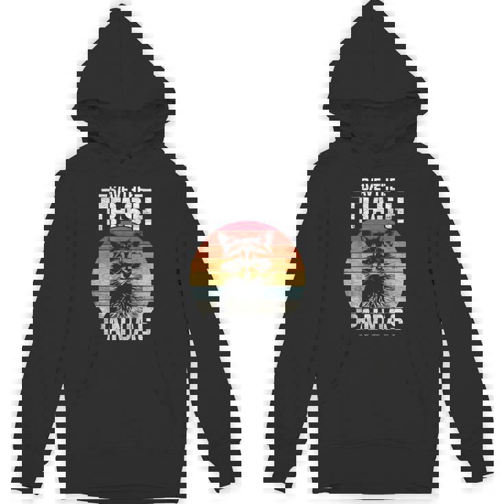 Retro Save The Raccoons Hoodie - Vintage Eco-Lovers Style