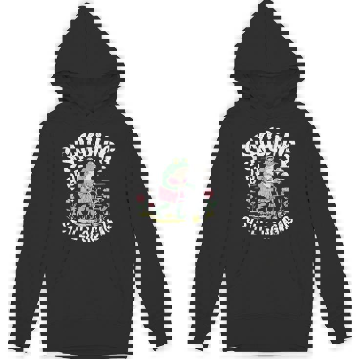 Sagging But Still Gagging Frog Meme Hoodie