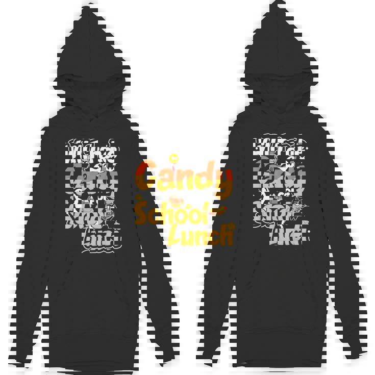 Scary Lunch Lady School Cafeteria Halloween Lunch Lady Unisex Hoodie