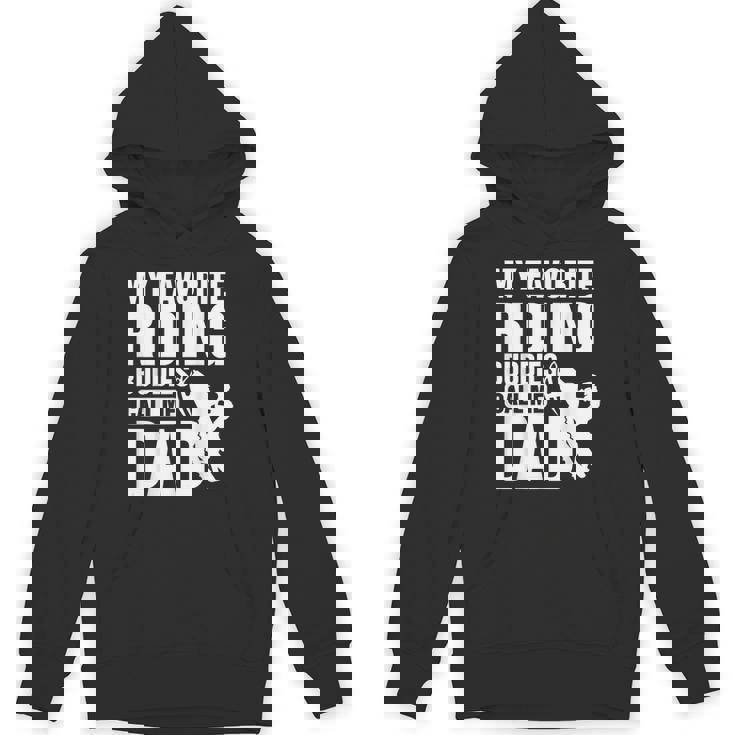 Snowmobile Sled My Favorite Riding Buddies Call Me Dad Hoodie