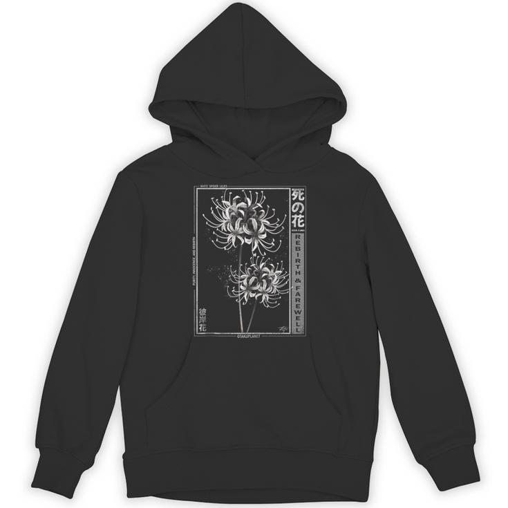 Spider Lily In Japanese Grunge Anime Floral Aesthetic Tank Top Unisex Hoodie
