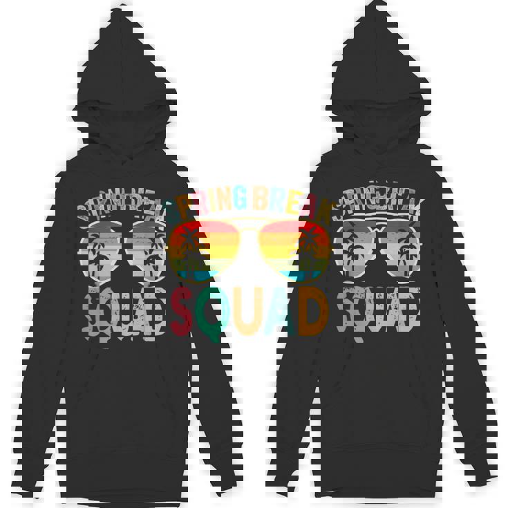 Spring Break Squad Vintage 2025 Florida Cool Sunglasses Hoodie