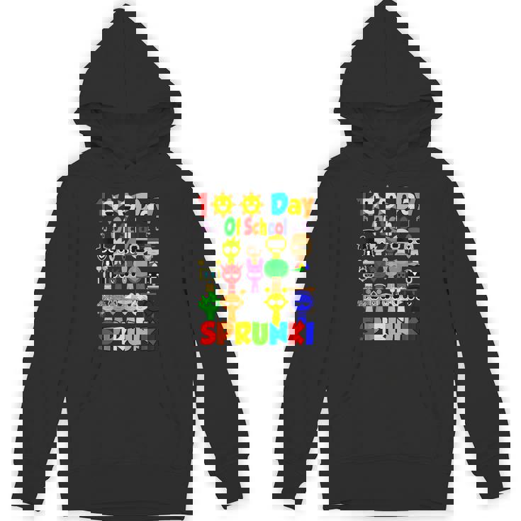 Sprunki 100 Day Of School Fun Celebration Hoodie