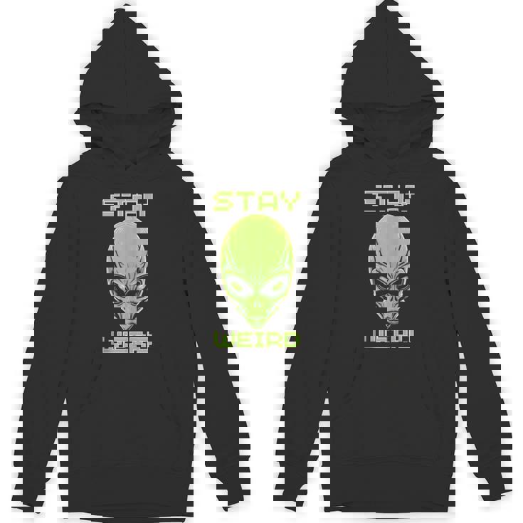 Stay Weird Colorful Alien Head UFO Human Festival Costume Tank Top Unisex Hoodie