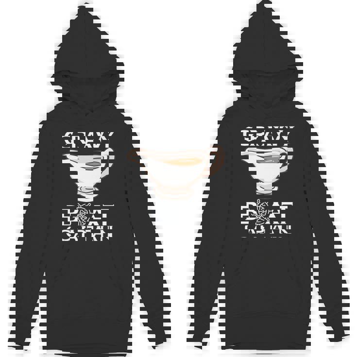 Thanksgiving Gravy Boat Captain I Love Gravy Premium Unisex Hoodie