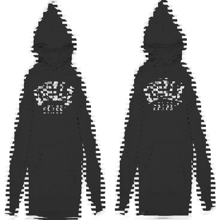 Uncle 2025 Uncle To Be New Uncle Classic Bold Font Hoodie