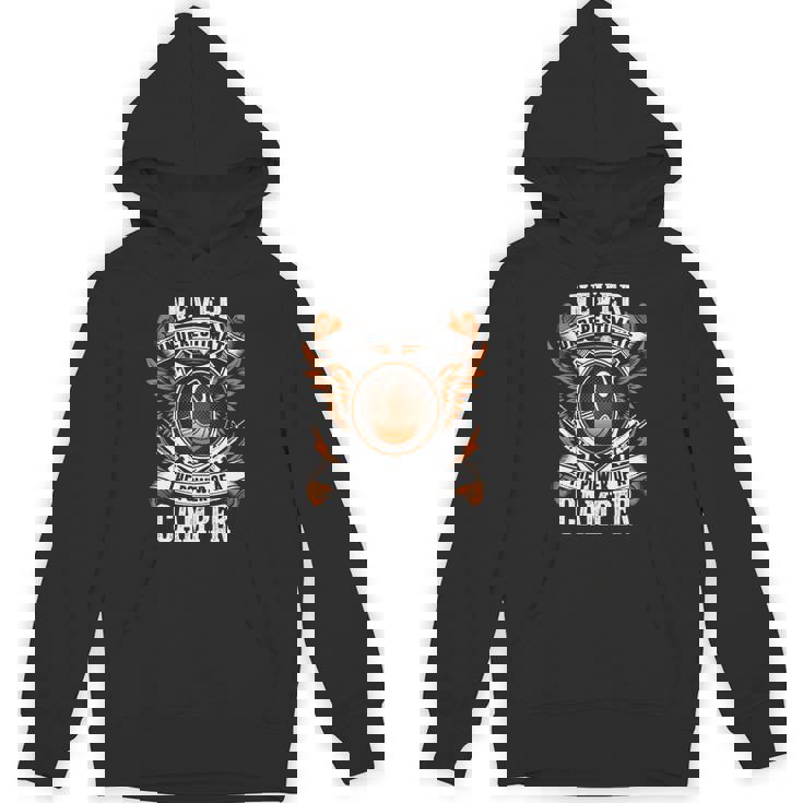 Never Underestimate The Power Of Camper Camper Name Hoodie