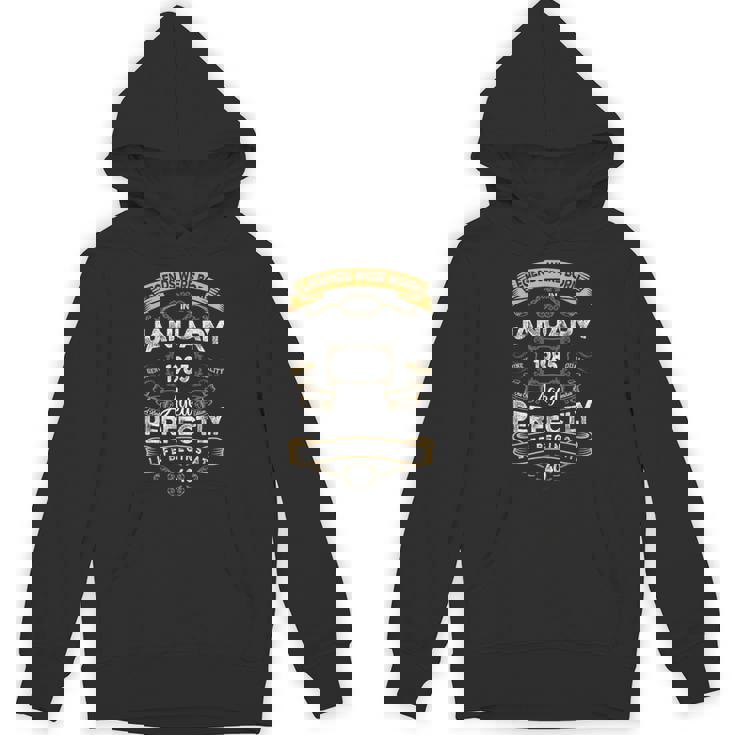 Vintage 40Th Birthday Legends Were Born In January 1985 Hoodie