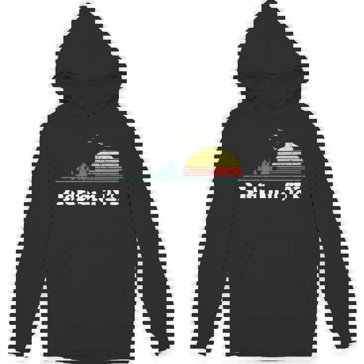 Vintage Belton Texas Home Souvenir Print Unisex Hoodie