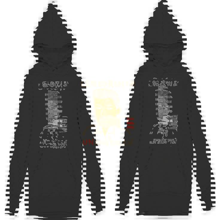 Vintage Censorship Is Un American 1990 Unisex Hoodie