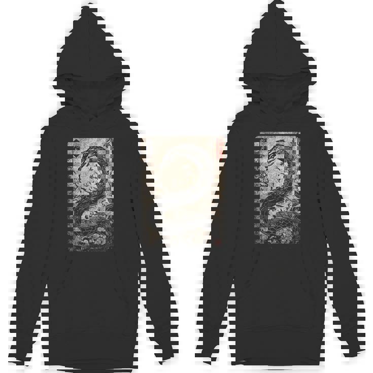 Vintage Distressed Year Of The Snake 2025 Chinese New Year Hoodie Vintage Distressed Year Of The Snake 2025 Chinese New Year Hoodie