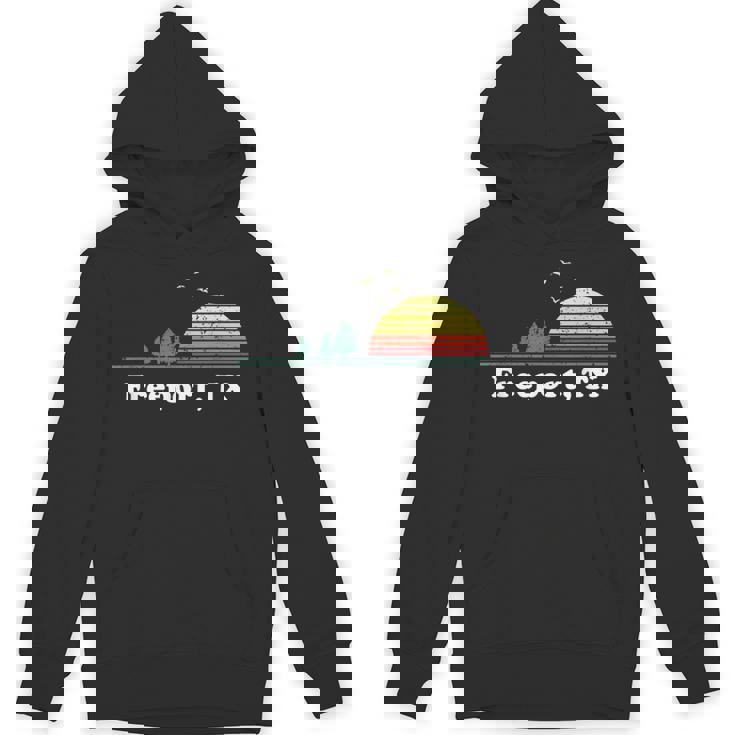 Vintage Freeport Texas Home Souvenir Print Unisex Hoodie