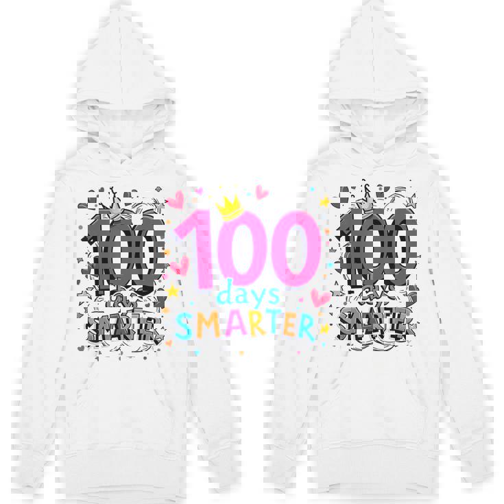 100 Days Smarter 100Th Celebration 100 Days Of School Hoodie