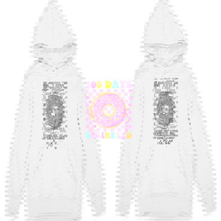100 Days Sprinkled With Fun Donuts 100 Days Smarter School Hoodie