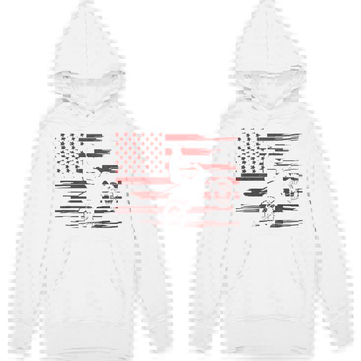American Flag Dirt Bike Apparel Dirt Bike Motocross Unisex Hoodie