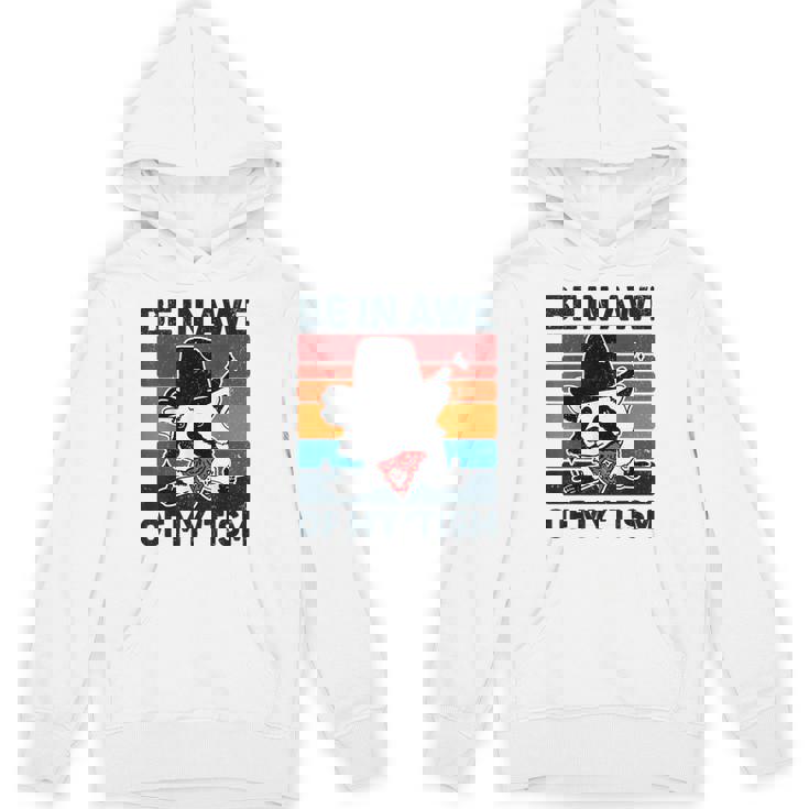 Autism Awareness Raccoon Unisex Hoodie - Vintage Style