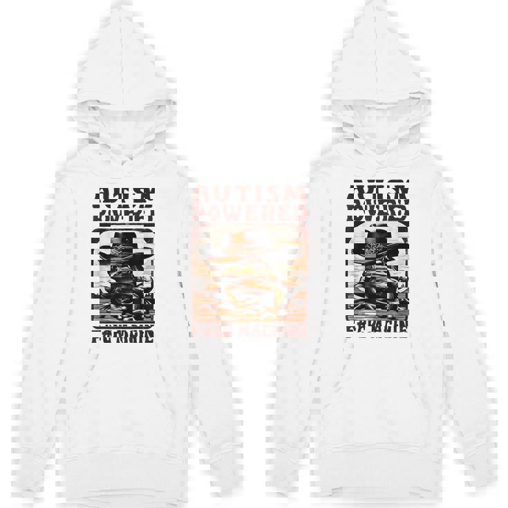 Autism Powered FCk Machine Meme Frog Cowboy Autistic Hoodie