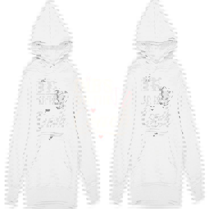 Dibs On The Coach Baseball Heart Cute  Hoodie