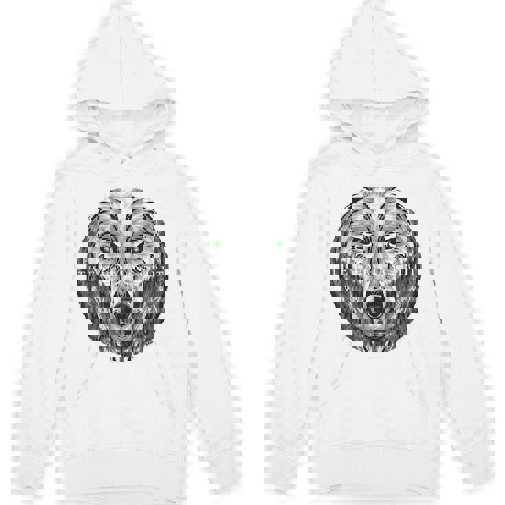 The Guardian Spirit Wolf & Dog Lover Aquarelle Unisex Hoodie