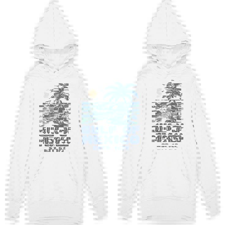 Gulf Of Mexico 1672 Vintage Beach Gulf Of Mexico Forever Hoodie