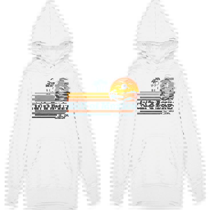 Gulf Of Mexico Est 1550 Vintage Sunset Beach Hoodie