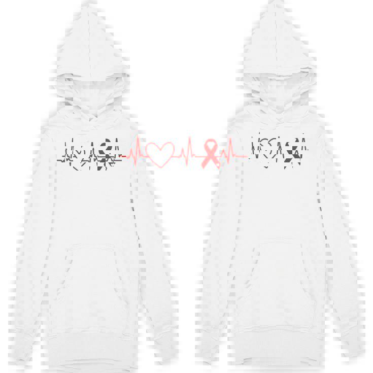 Heart Disease Awareness Month Ribbon Go Red Heart Hoodie