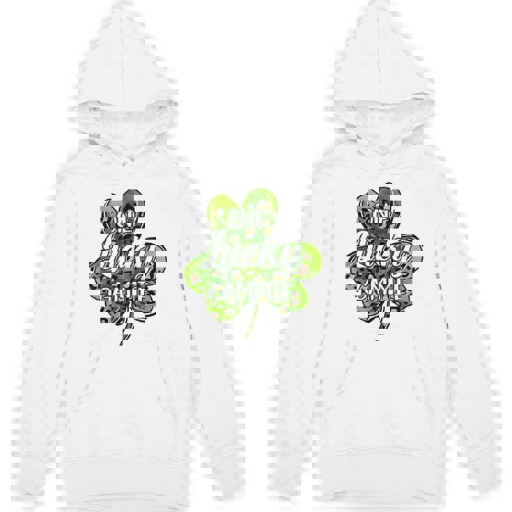 One Lucky Gammie Irish Shamrocks St Patrick's Day Hoodie