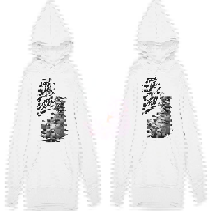 Panda Raccoon Graphic Unisex Hoodie - Cute & Edgy Halloween Wear