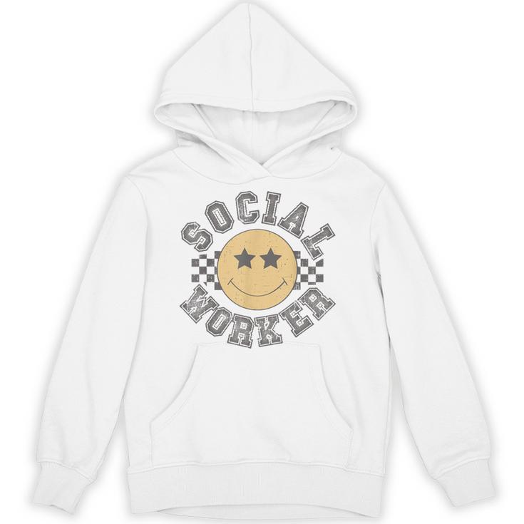 Retro Social Worker Caseworker Public Servant Social Work Hoodie