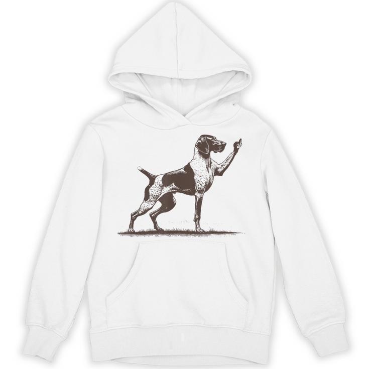 Rude Pointer Dog German Shorthair Dog Hoodie