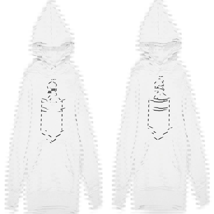Silkie Chicken In A Pocket Cute Pocket Silkie Chicken Unisex Hoodie