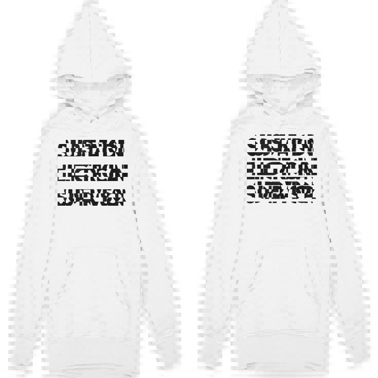 Substation Electrician Supervisor Tank Top Unisex Hoodie