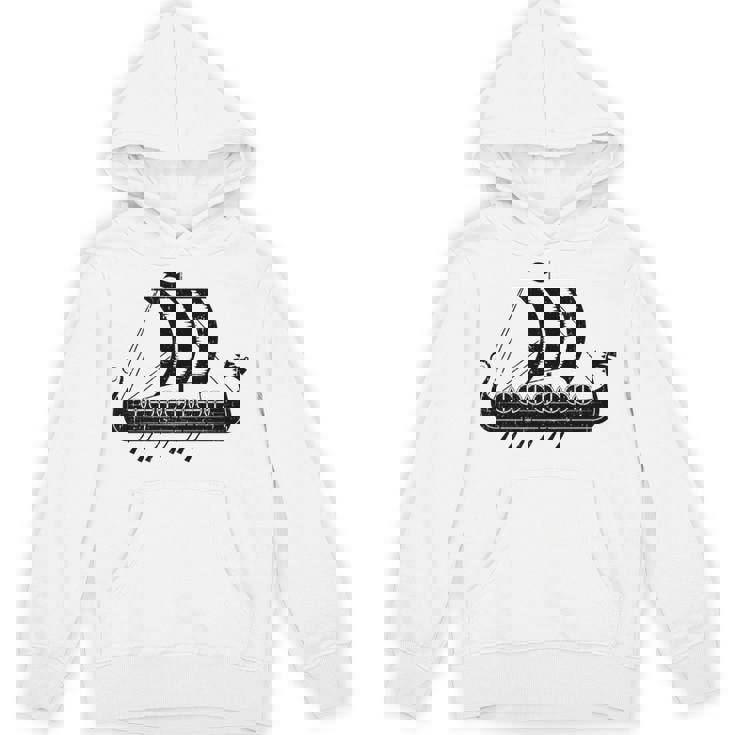Viking Long Ship Drakkar Dragon Premium Unisex Hoodie