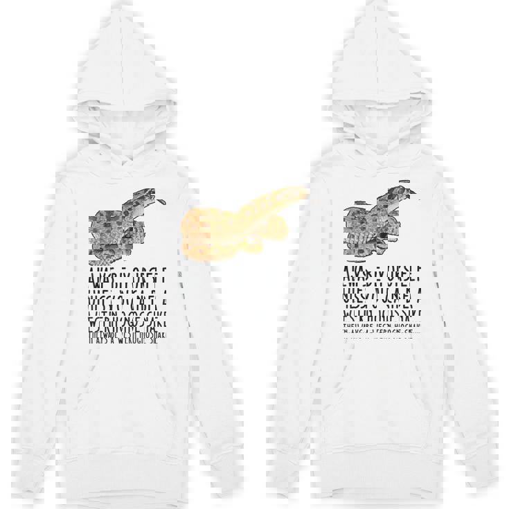 Be Yourself Always And Be A Western Hognose Snake Unisex Hoodie