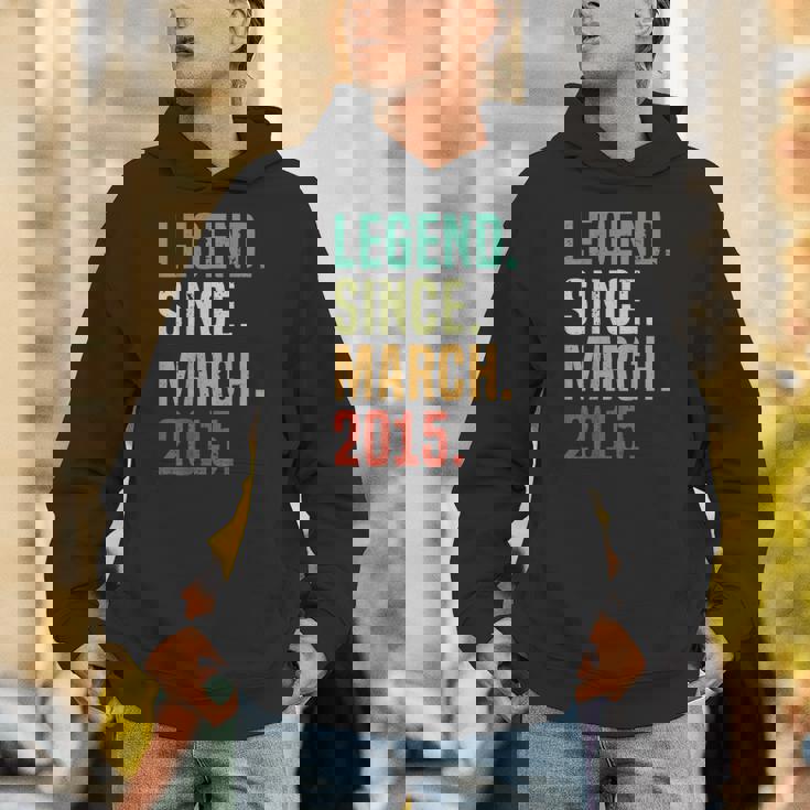 10 Years Old Legend Since March 2015 10Th Birthday Hoodie